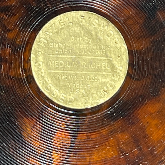 Vintage 50s Hazel Bishop Medium Rachel Pressed Powder Compact -Estate Sale Find - Picture 4 of 9